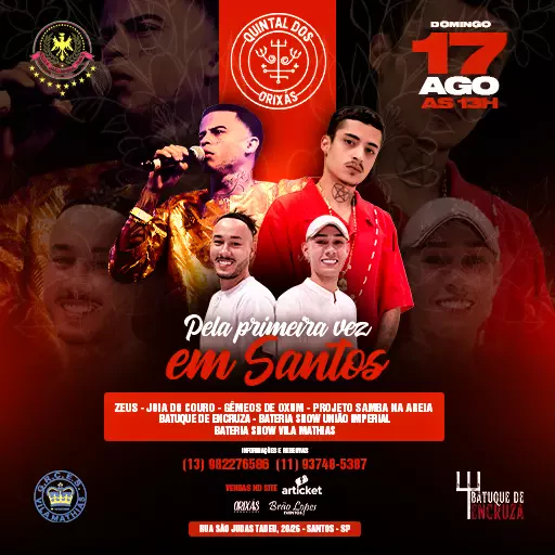 Foto do Evento Quintal dos Orixás - Santos
