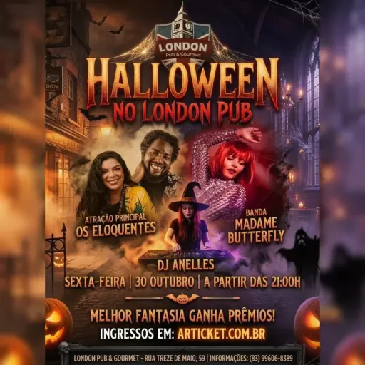 Halloween do London Pub