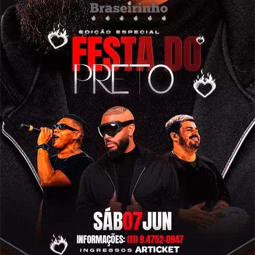 Foto do Evento Festa do Preto Braseirinho.