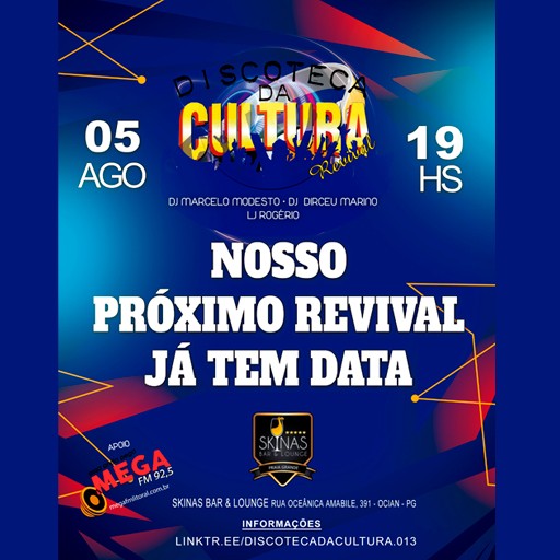 Foto do Evento Revival Discoteca da Cultura