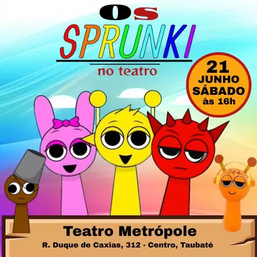 Foto do Evento Os Sprunkis no Teatro