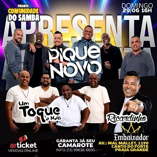 Foto do Evento PIQUE NOVO NO EMBAIXADOR