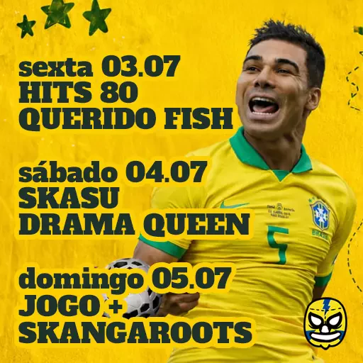 COPA - SEXTA, SÁBADO E DOMINGO