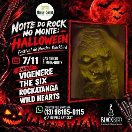 Halloween Blackbird Festival Bandas