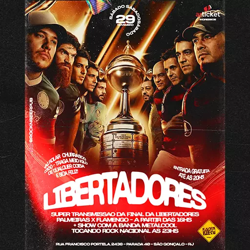 Foto do Evento ROCK NACIONAL - BANDA METÁLCOOL