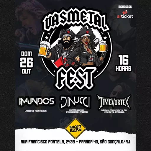 Foto do Evento VASMETAL FEST - DINUCCI + IMUNDOS