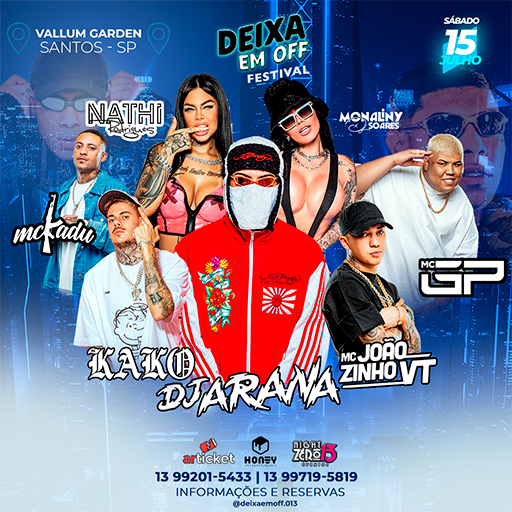 Foto do Evento Deixa em Off