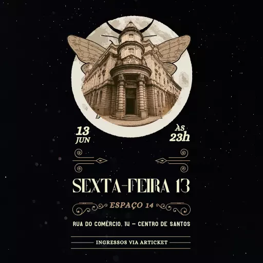 Foto do Evento Sexta-feira 13 no Espaço 14