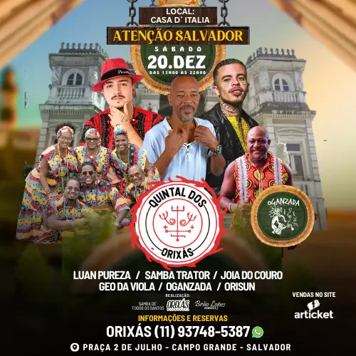 Foto do Evento Quintal dos Orixás | Salvador