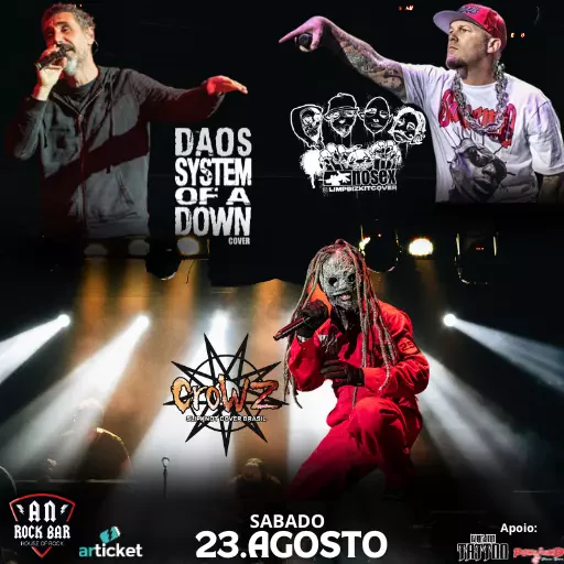 Foto do Evento SOAD & SLIPKNOT & LIMP BIZKIT COVERS