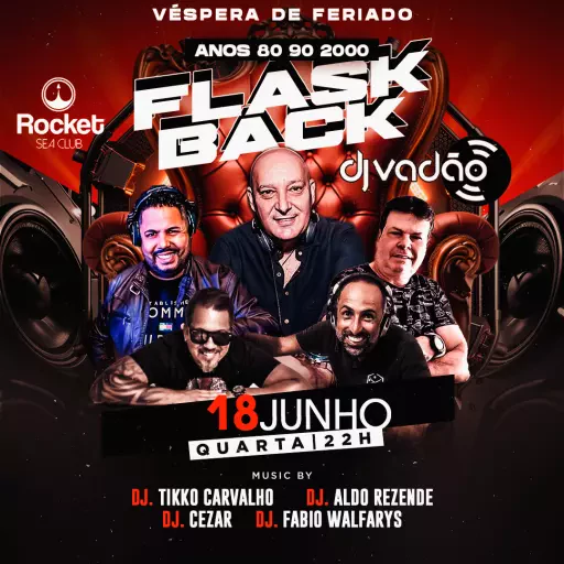 Foto do Evento Mega Flashback Rocket Sea Club
