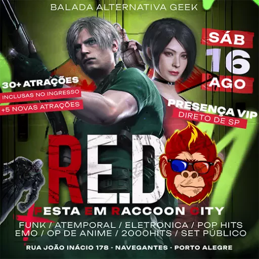 Foto do Evento Red Legacy - Festa em Raccoon City