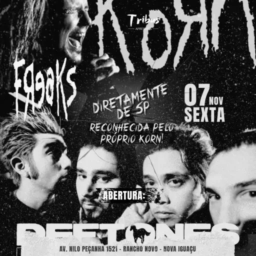 Foto do Evento KORN(SP)+DEFTONES(RIO)