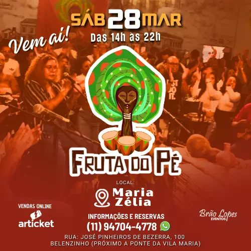 Foto do Evento Fruta do Pé | Roda de Samba