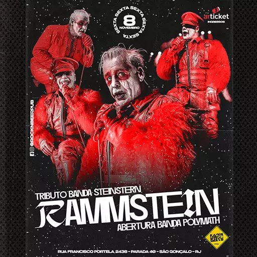 Foto do Evento Rammstein Tributo - Steinstern