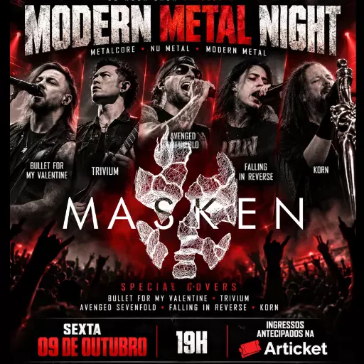 MODERN METAL NIGHT – MASKEN AO VIVO!