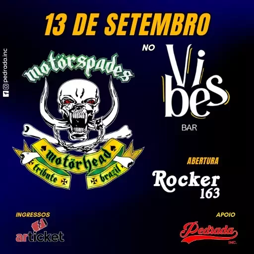 MotorSpades no Vibes Bar