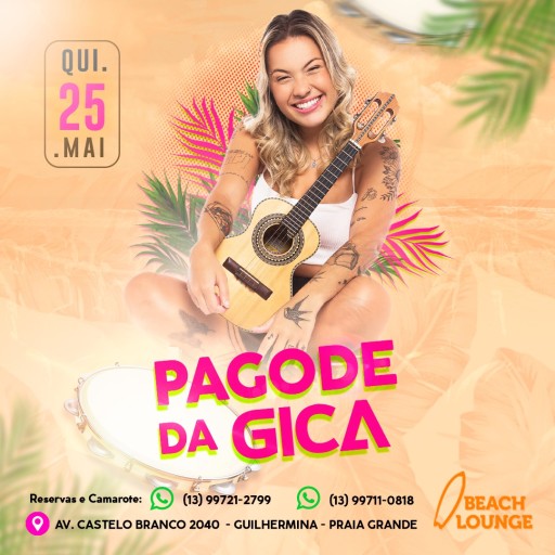 Foto do Evento Pagode da Gica - Beach Lounge