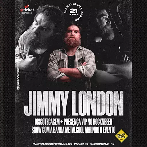 Foto do Evento JIMMY LONDON NO ROCKNBEER