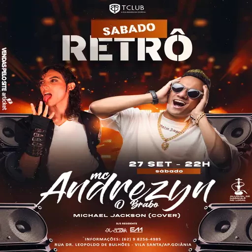 Foto do Evento SÁBADO RETRÔ