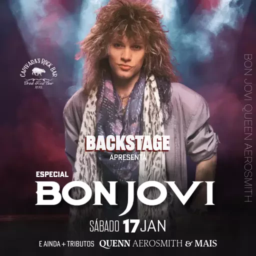 Foto do Evento ESPECIAL BON JOVI + Queen Aerosmith