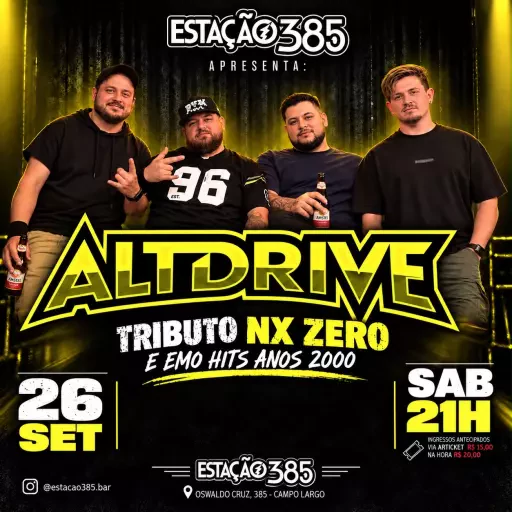 ALTDRIVE - TRIBUTO NX ZERO