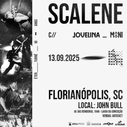 Scalene Turnê Éter 10 anos - FLORIPA