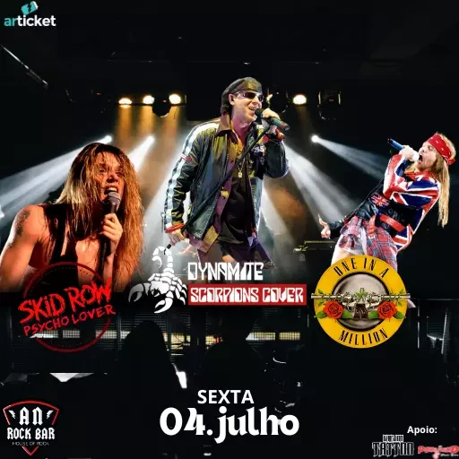 Foto do Evento GUN N' ROSES & SKID ROW & SCORPIONS