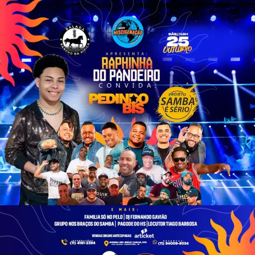 Foto do Evento Raphinha do Pandeiro Convida