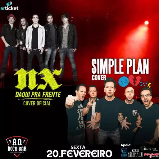 Foto do Evento SIMPLE PLAN COVER & NX ZERO COVER