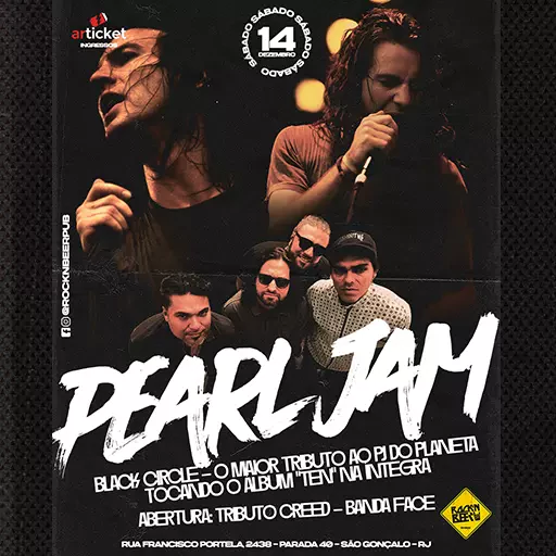 Foto do Evento TRIBUTO AO PEARL JAM - BLACK CIRCLE