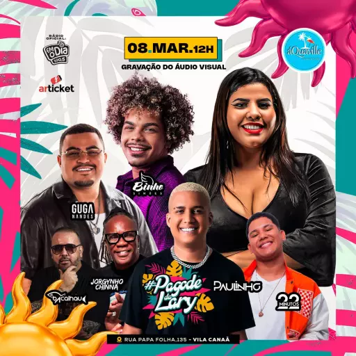 Foto do Evento Áudio Visual #Pagode Da Lary