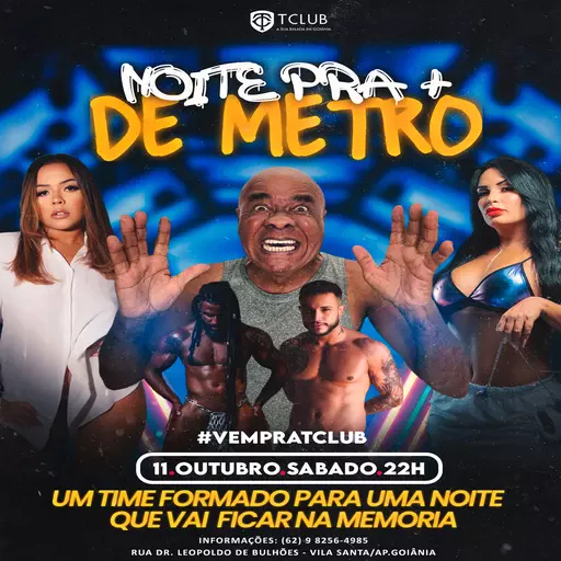 Foto do Evento NOITE PRA + DE METRO