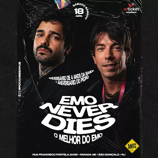 Foto do Evento EMO NEVER DIES 4 ANOS!