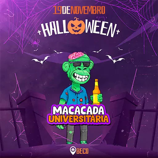 Foto do Evento MACACADA UNIVERSITÁRIA-HALLOWEEN 🐵🎃
