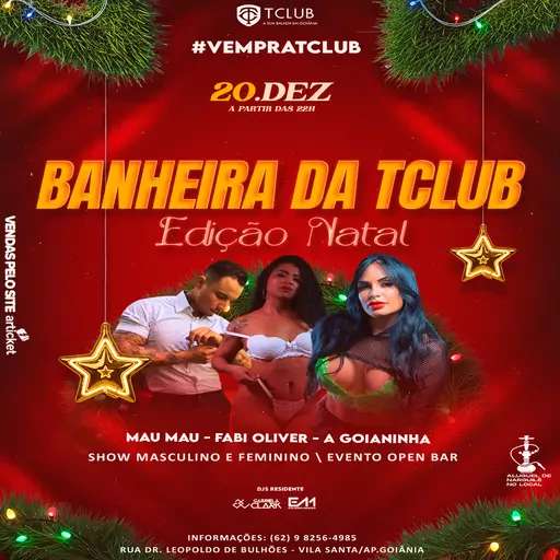 Foto do Evento BANHEIRA DA TCLUB - EDIÇÃO NATAL