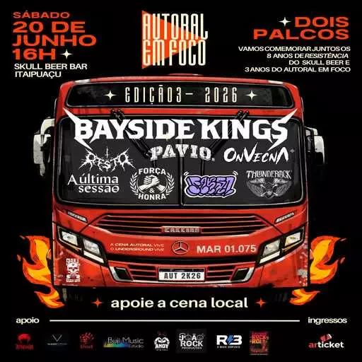 Foto do Evento SKULL BEER + AUTORAL EM FOCO