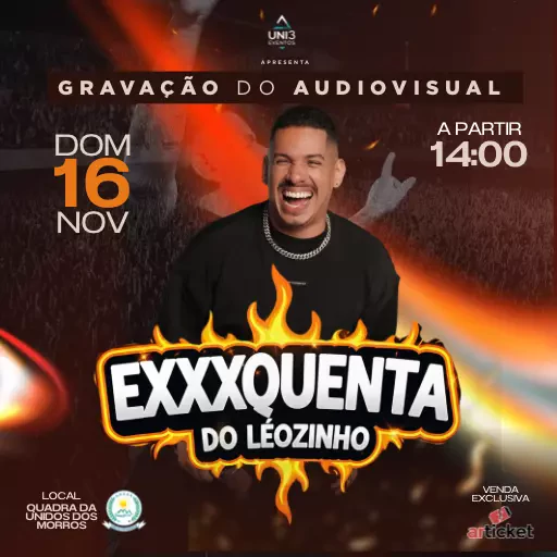 Foto do Evento GRAVAÇÃO DO EXXXQUENTA DO LÉOZINHO