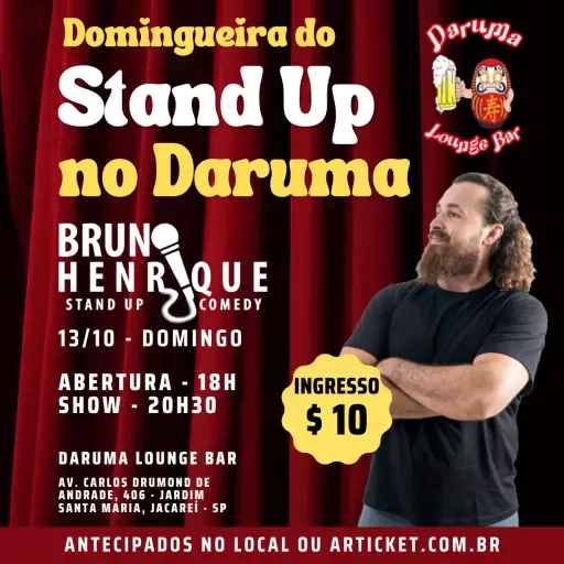 Stand Up Bruno Henrique em Jacareí