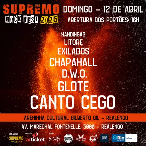 Foto do Evento Supremo Rock Fest 2026 - 12/Abril