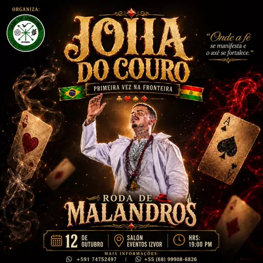 RODA DE MALANDROS COM JOIA DO COURO
