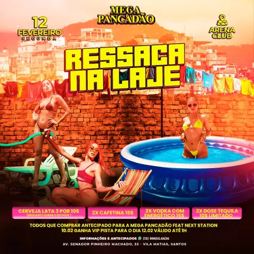 MEGA PANCADÃO -RESSACA NA LAJE