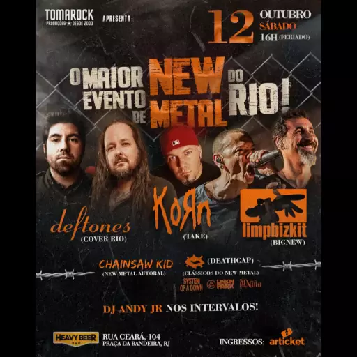 Foto do Evento O MAIOR EVENTO DE NEW METAL DO RIO