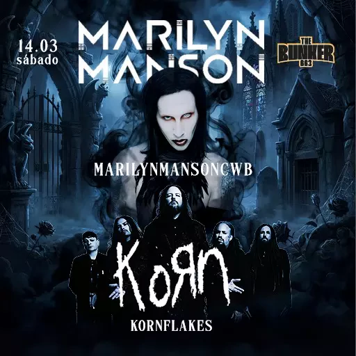 Foto do Evento Marilyn Manson CWB & Korn