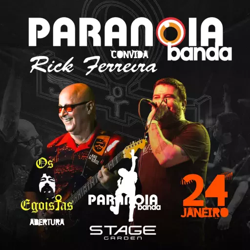 Foto do Evento Paranoia e Rick Ferreira em Curitiba