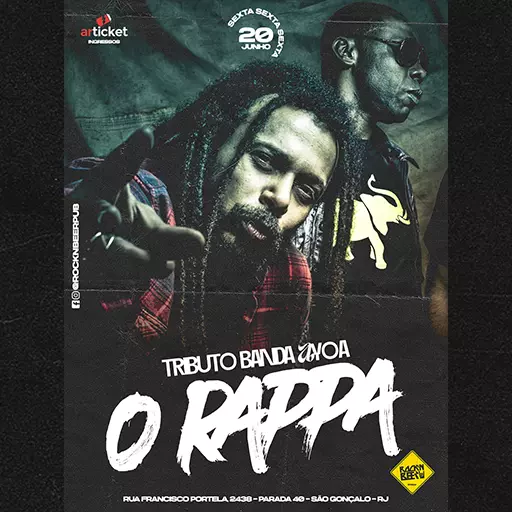 Foto do Evento TRIBUTO O RAPPA - BANDA AYÔA
