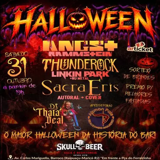 HALLOWEEN SKULL BEER