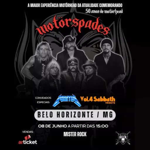 Foto do Evento MOTÖRSPADES EM BELO HORIZONTE