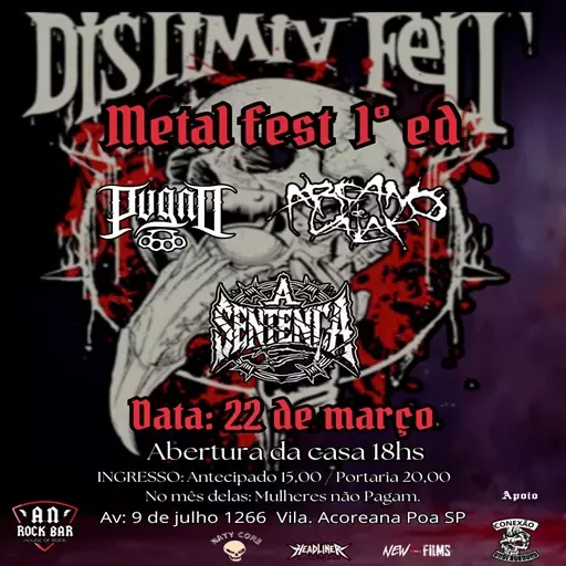 Foto do Evento DISTIMIA METAL FEST 1ºED