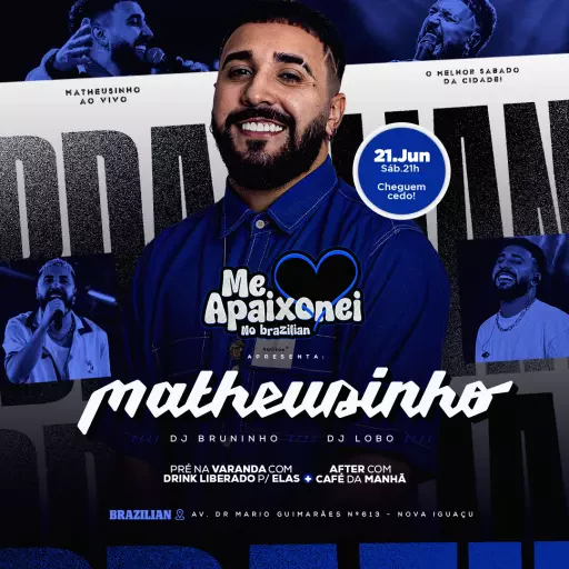 Foto do Evento Me Apaixonei - Matheusinho